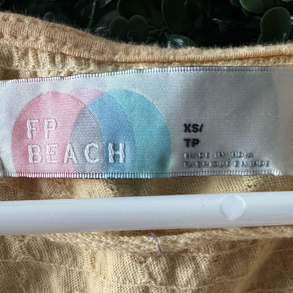 🔥5/$30🔥Free People Vivi Open Back Stretch Cotton Dress In Peach Sunrise - Picture 5 of 9